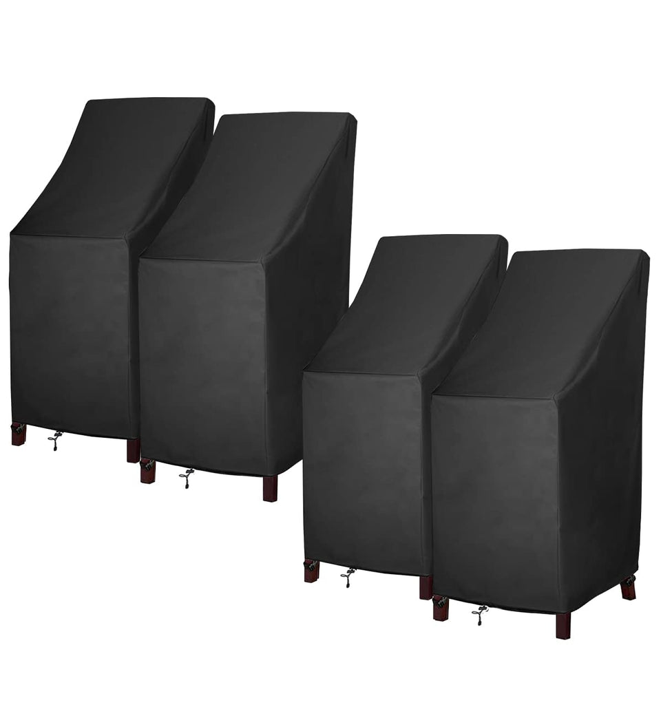 Mavincher stackable chair cover protects six chairs from rain and sun