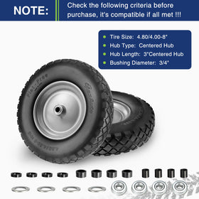 MaxAuto gray wheel and tire combination for outdoor tasks
