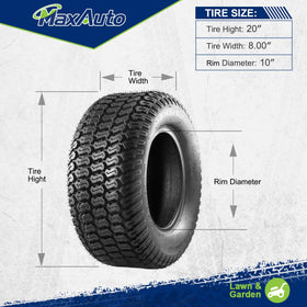 MaxAuto Turf Saver Tire rim compatibility supports broad mounting options.