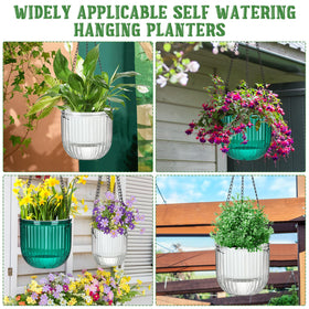 Durable PET pot with metal chain from Maxcheck for long-lasting indoor use