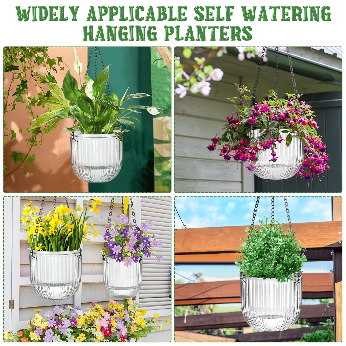 Maxcheck versatile planters for indoor and outdoor greenery decor.