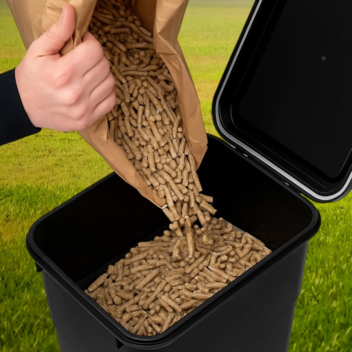 Maxdot organized flavor labels keep pellets tidy and accessible for varied grilling sessions.