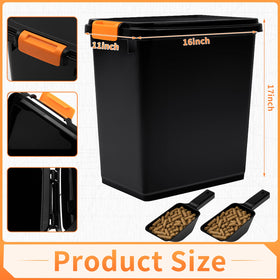 Maxdot storage bin with scoop demonstrates spill-free access for efficient grilling prep.