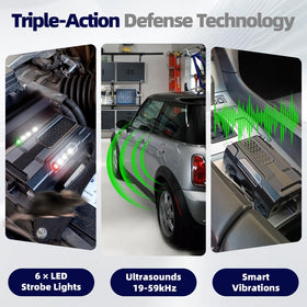 Maxfetched car rodent deterrent installation being performed for easy setup