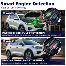 Maxfetched under-hood area setup shows compact, space-saving design