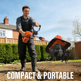 Durable adjustable handle for better control during tilling