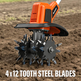 Adjustable height handle improves control during tilling