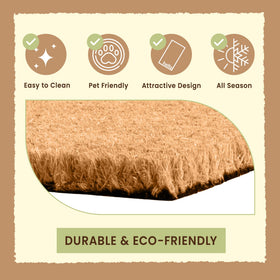 Easy maintenance: shake, sweep, or vacuum to refresh the mat