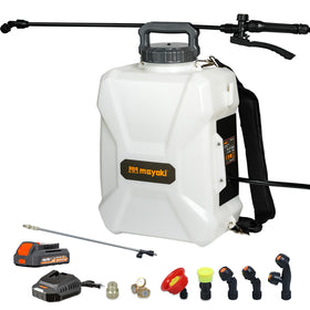 MaxMore 3Gallon sprayer with Dewalt battery connection for portable lawn spraying