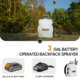 MaxMore backpack sprayer with soft shoulder straps for comfortable long use