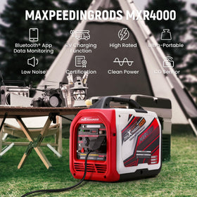 maXpeedingrods MXR4000 in outdoor use powering tools and appliances