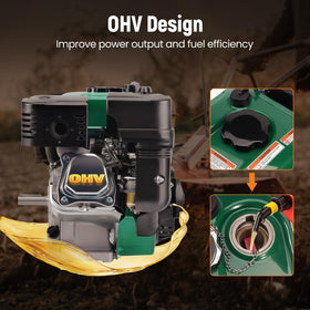 maXpeedingrods fuel capacity of 3.6 L supports longer work runs