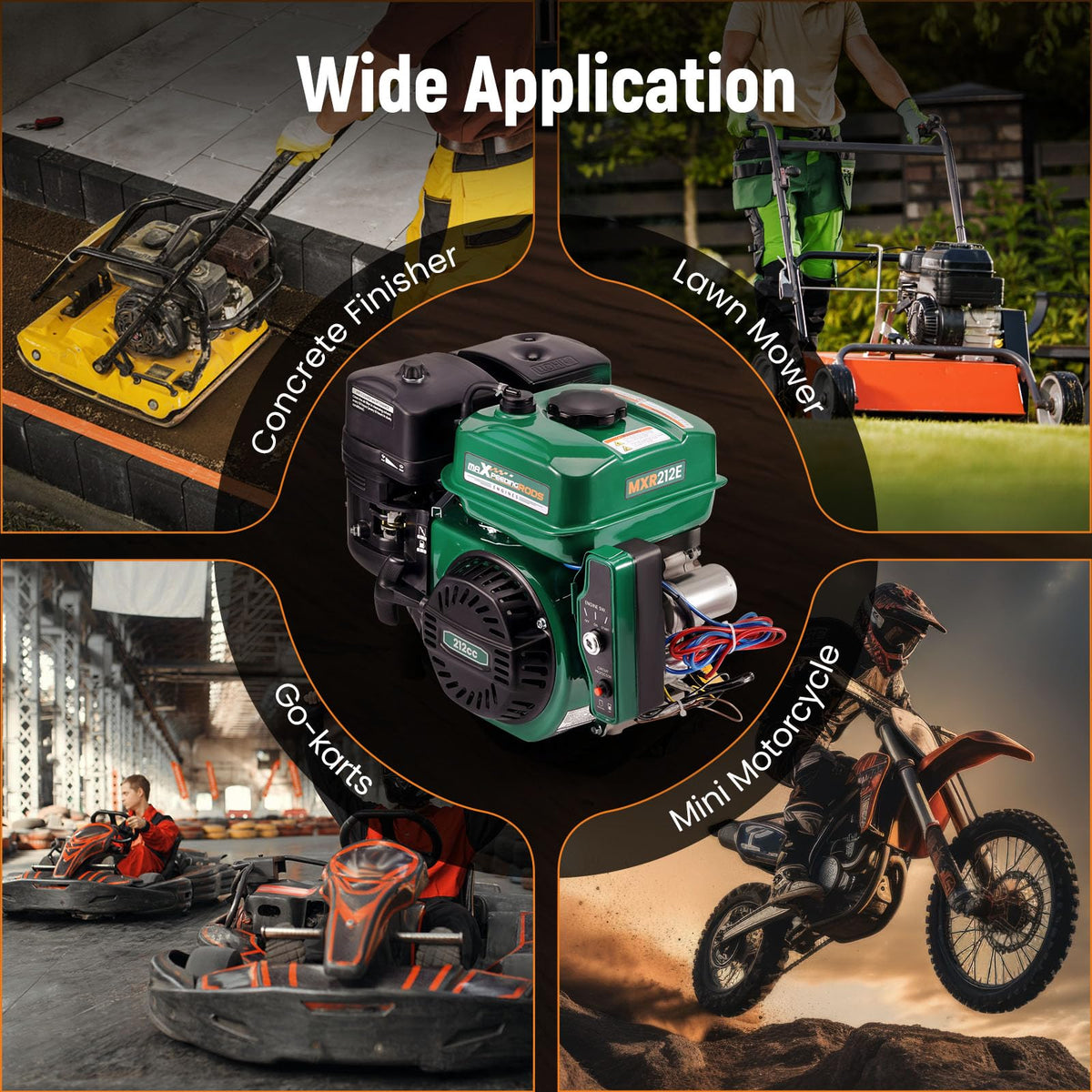 maXpeedingrods oil capacity of 0.6 L with reliable lubrication