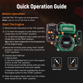 maXpeedingrods dual starting options: electric and recoil for flexibility
