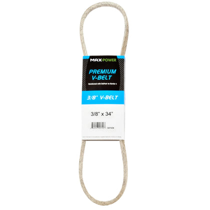 MaxPower 347439 Kevlar belt closeup showing reinforced cords for durability
