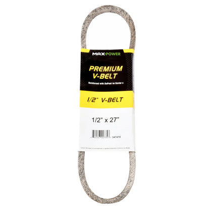 MaxPower 347470 Kevlar belt with cord reinforcement for demanding outdoor equipment.