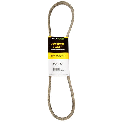 MaxPower 347483 premium belt close-up showing Kevlar cords for durability