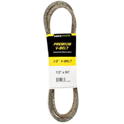 MaxPower 347503 Kevlar belt cords for reinforced durability in heavy-duty machinery.