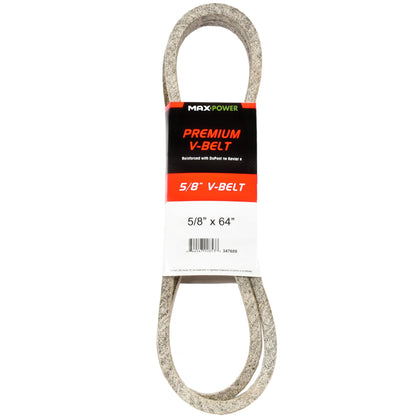 MaxPower 347609 premium belt with Kevlar cords for heavy-duty clutching.
