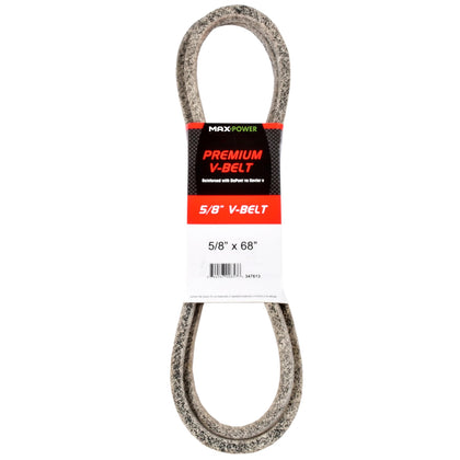 Maxpower 347613 premium Kevlar belt front view, ideal for rugged outdoor equipment.