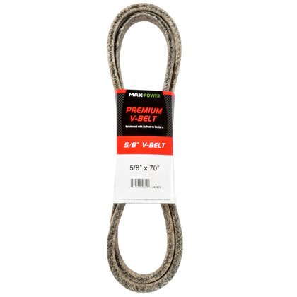MaxPower 347615 premium belt with Kevlar cords for heavy-duty reliability.