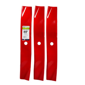 MaxPower 561143B three-blade mulching set for 60-inch Exmark deck