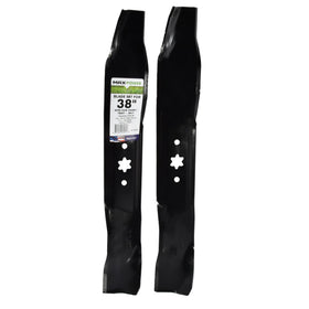 MaxPower 561531B two blades for 38-inch decks, mulching efficiency