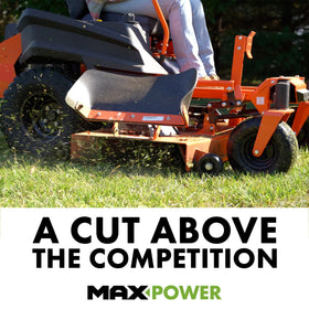 Sharpened and powder-coated finish stands up to early-season wear