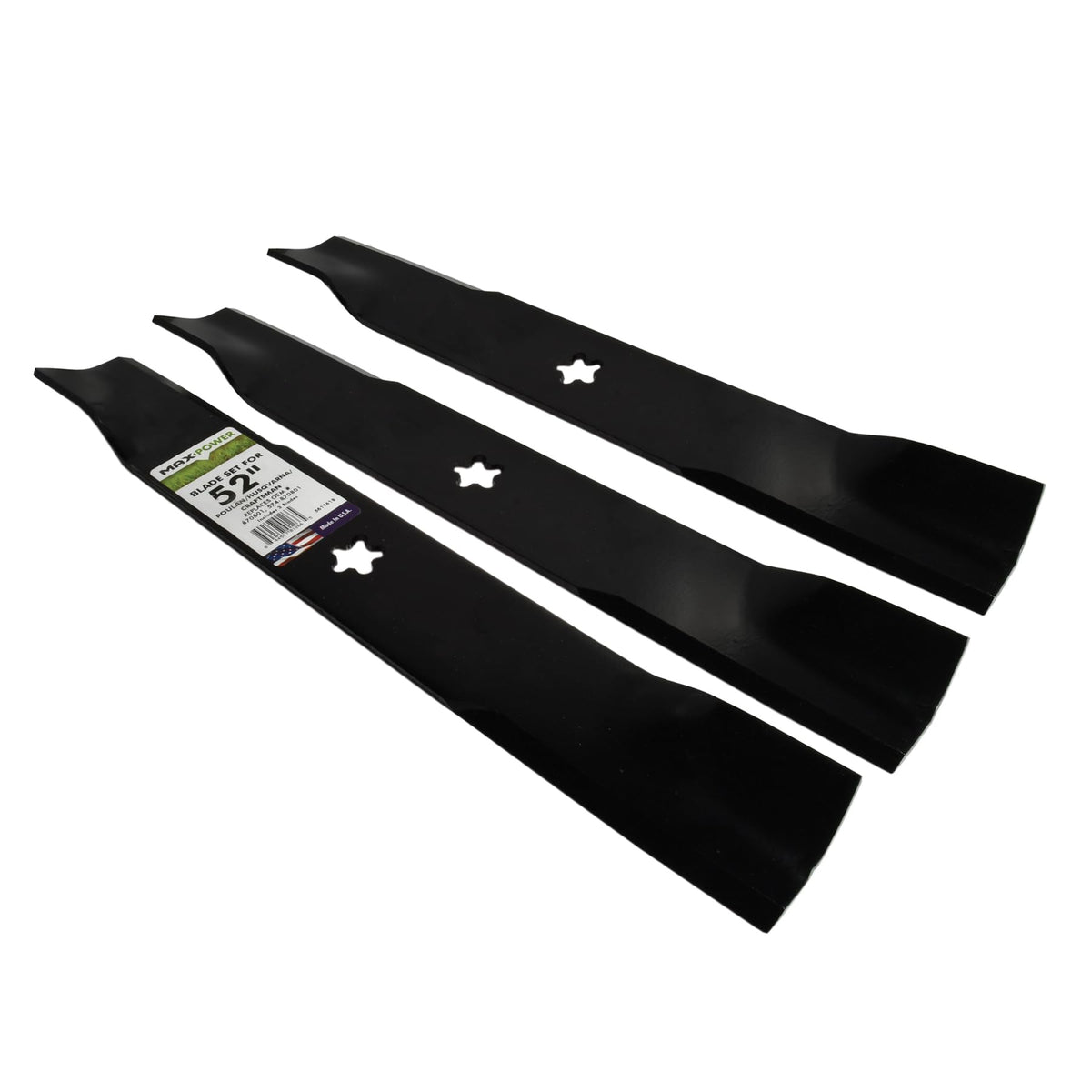 MaxPower 561741B blade with a five-point star center hole for secure mounting