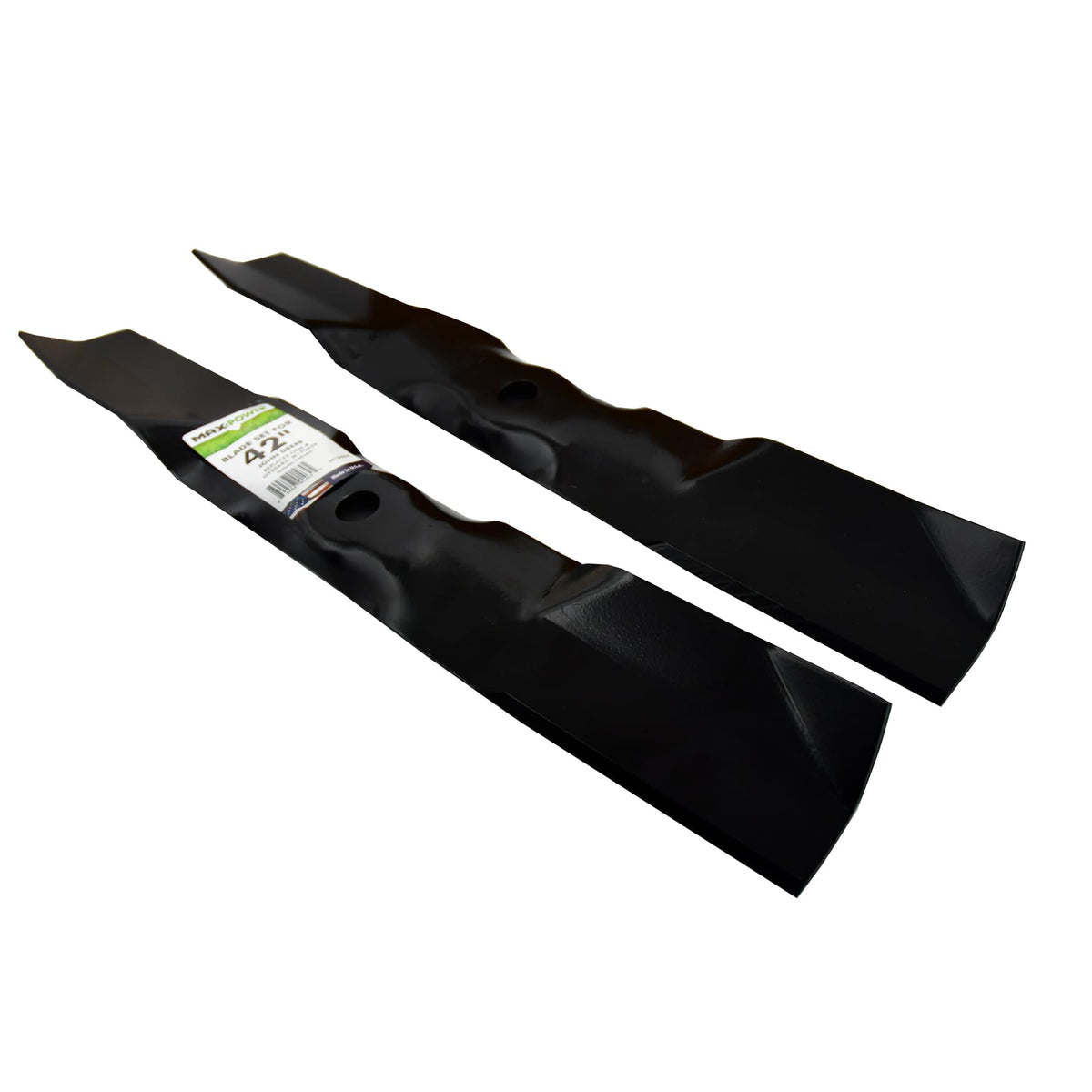 MaxPower 561822B blades powder coated for protection before first cut reveal sharpened edge.