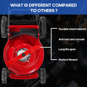 MAXPRO blade compatibility with Husqvarna models ensures versatile, long-lasting mowing options.