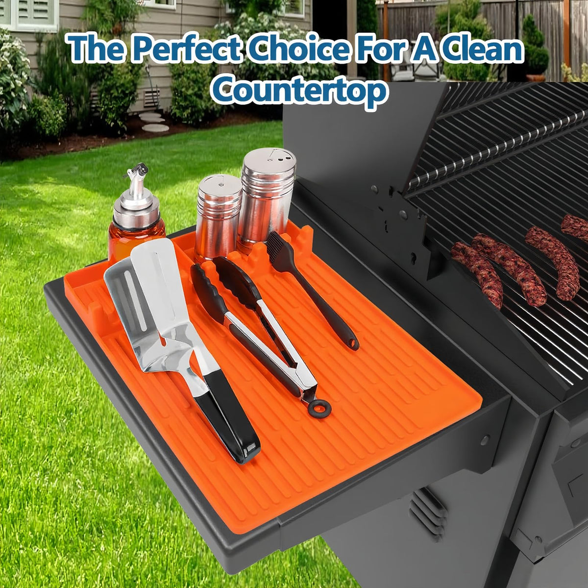 Compact 16x11.5 inch MAXTBEE mat fits Blackstone griddles perfectly