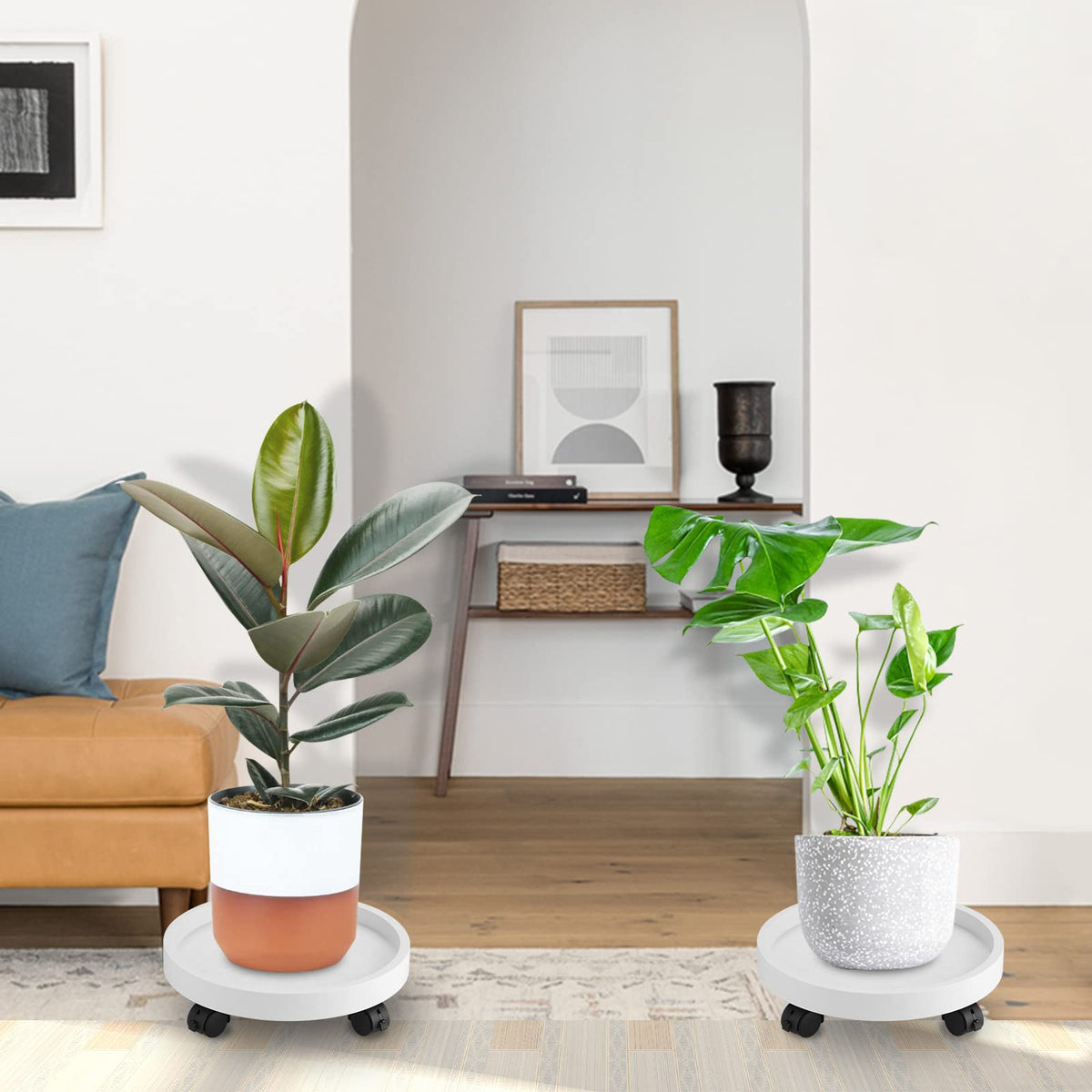 Maxurry heavy-duty plant dolly supports up to 150 pounds for large pots