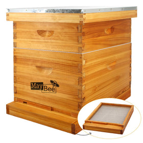 MayBee 10 frame screened bottom board for hive ventilation and airflow