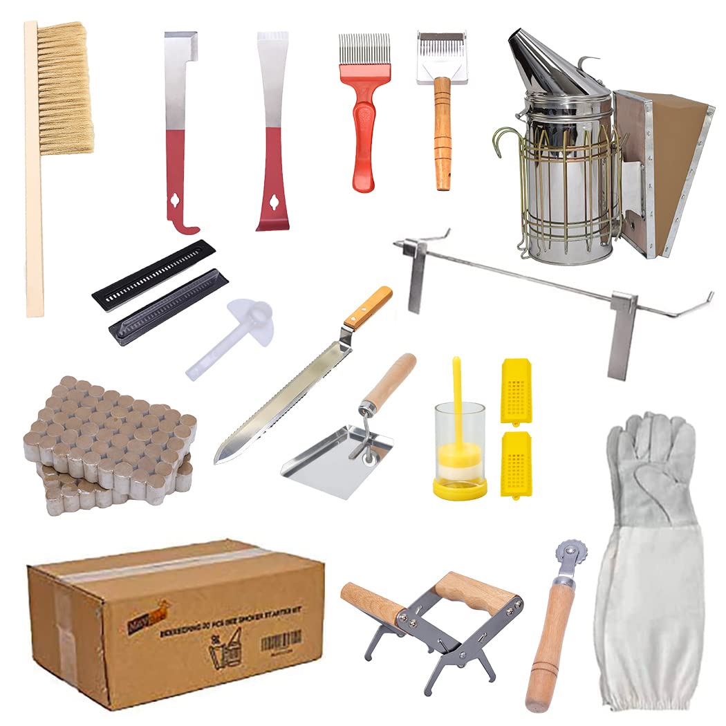MayBee bee smoker in starter kit for calm hive inspections