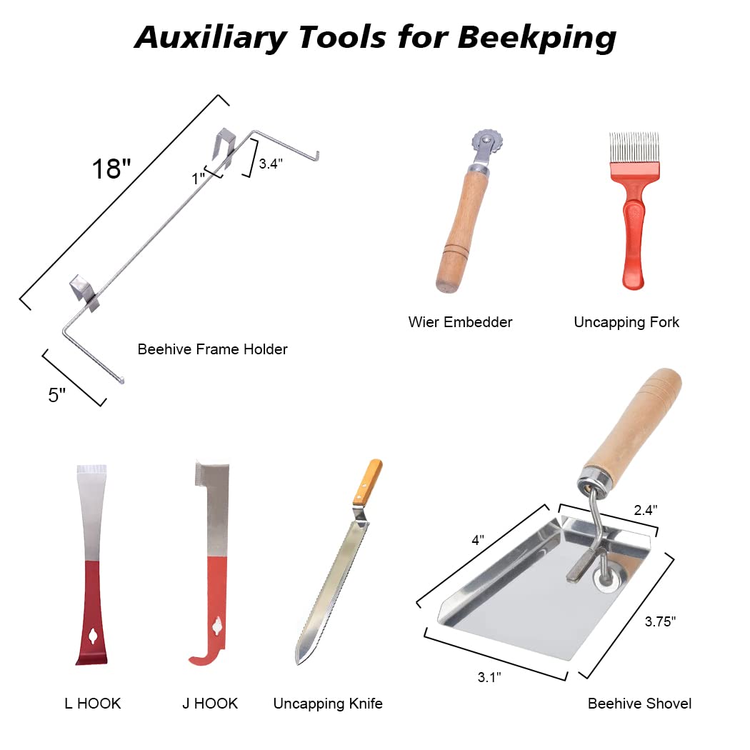 MayBee uncapping tools for honey harvest prep and hive maintenance