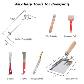 MayBee uncapping tools for honey harvest prep and hive maintenance
