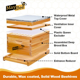 MayBee beekeeping tools and gear kit for comprehensive beginner setup.