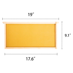 MayBee beeswax-coated foundation shows natural color for quick debris inspection