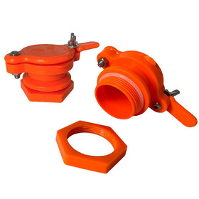 MayBee honey gate valve for extractor with durable nylon body and smooth operation.