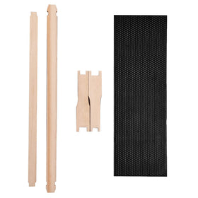 MayBee pinewood frame with smooth polished sides for easy handling