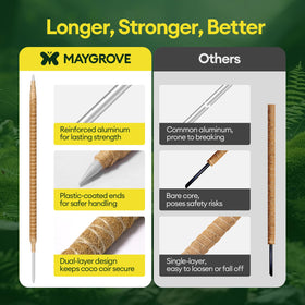 Maygrove pliable design moss pole lets you shape growth paths for plants
