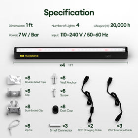 Maygrove T5 4-pack enables flexible indoor arrangements.