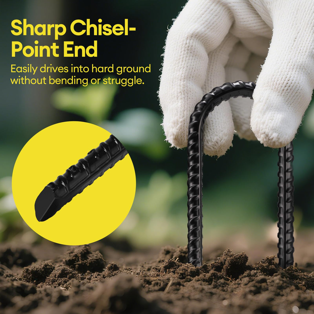 Maygrove tent anchor kit keeps fabric and tents secured safely.