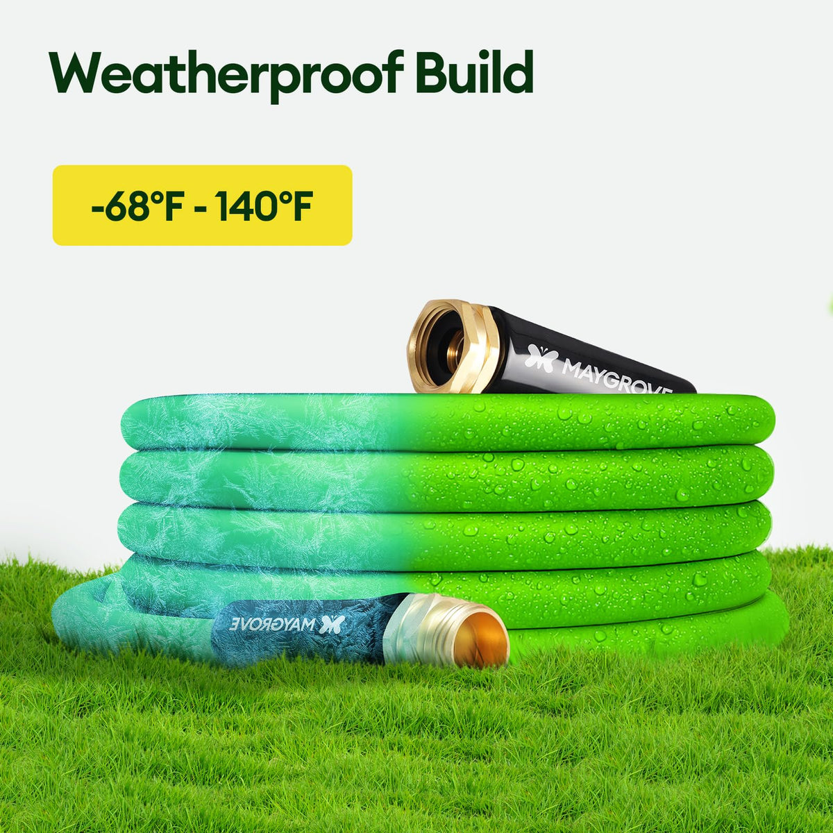 Maygrove weatherproof design performs in extreme temperatures year-round