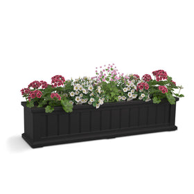Mayne Cape Cod window box beadboard close-up enhances curb appeal.