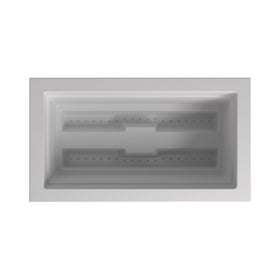 Mayne Fairfield 20x36 planter white USA warranty emblem