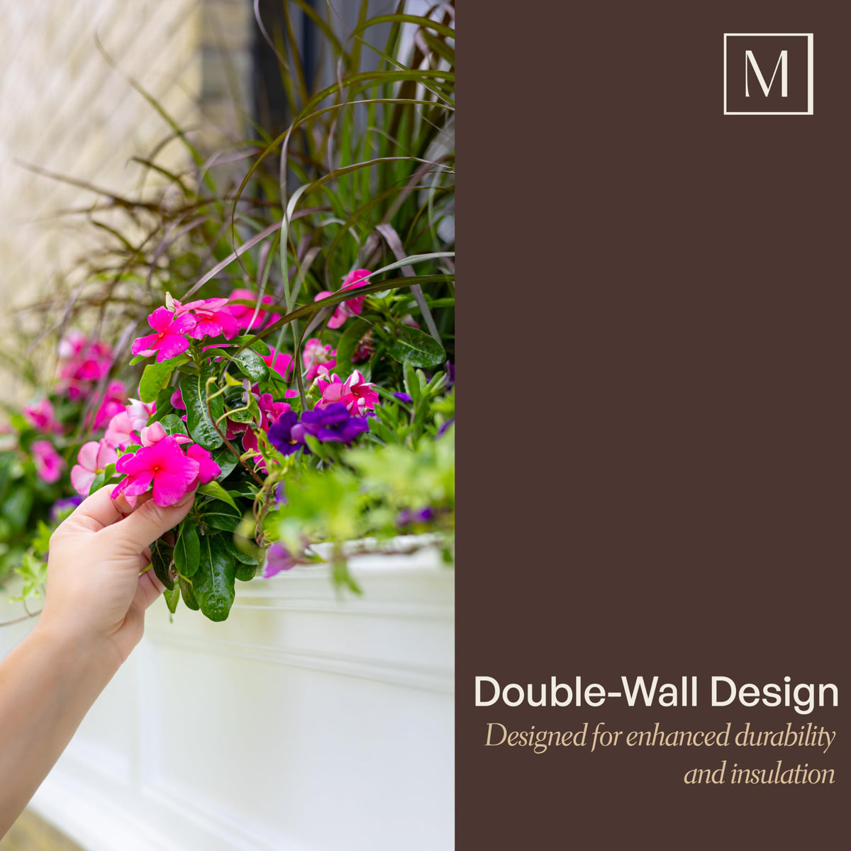 Mayne Fairview steel wall mount brackets enable secure, easy installation