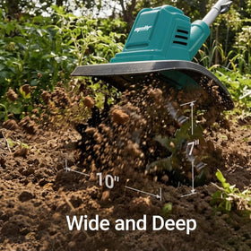180-degree adjustable handle for ergonomic control across tasks.