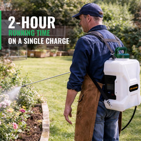 Mayoki 25-foot spray reach reduces re-positioning across large beds.